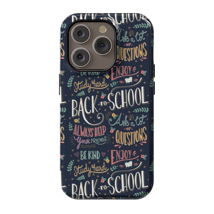 iPhone 14 Pro StrongFit Back to school colorful by Jelena Obradovic