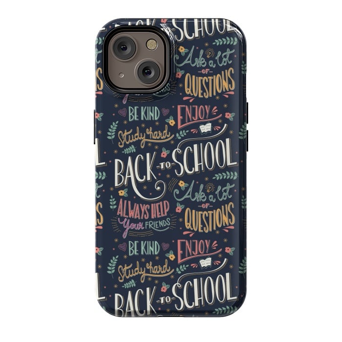 iPhone 14 StrongFit Back to school colorful by Jelena Obradovic