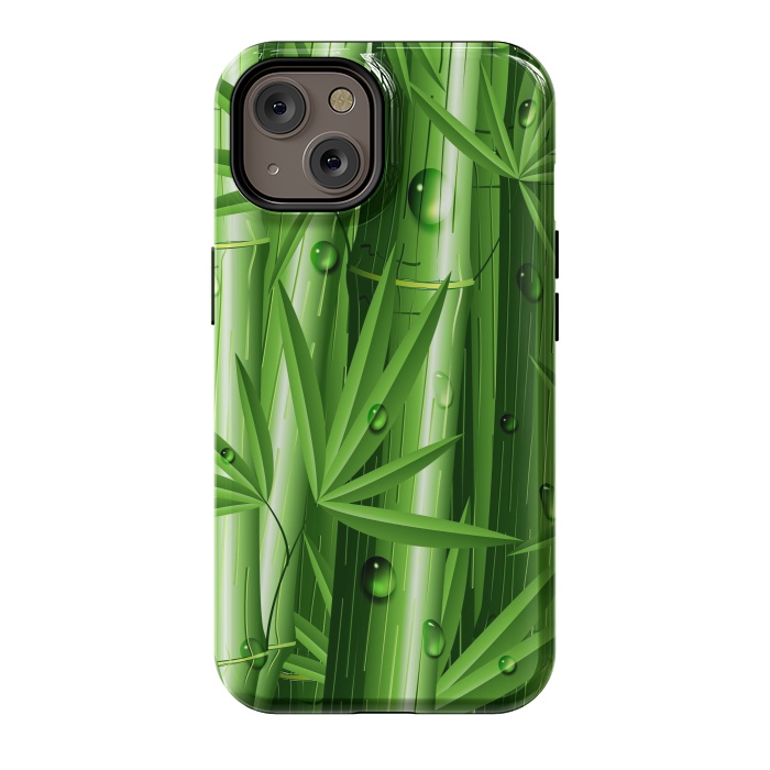 iPhone 14 StrongFit Bamboo Jungle Zen by BluedarkArt