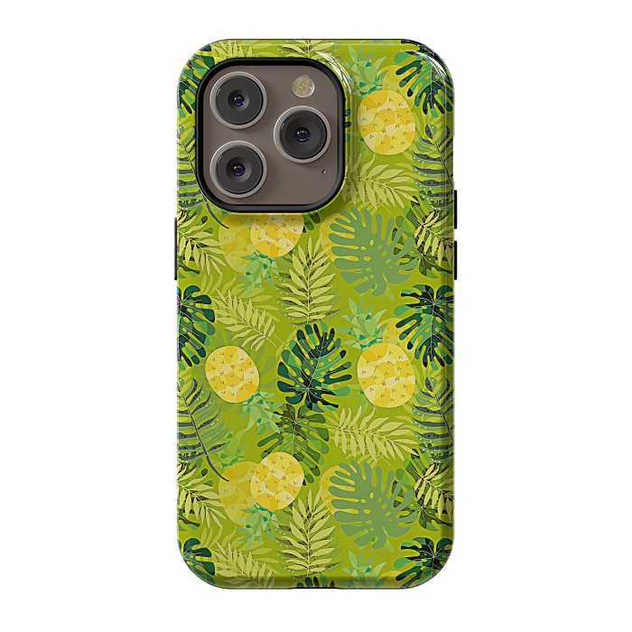 iPhone 14 Pro StrongFit Eve's colorful pineapple garden Jungle by  Utart