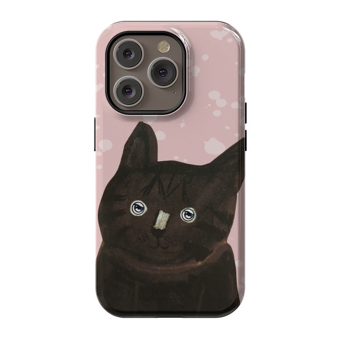 iPhone 14 Pro StrongFit LOVELY KITTY by Michael Cheung