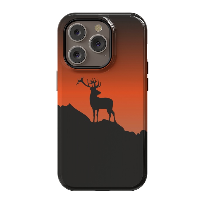 iPhone 14 Pro StrongFit Deer Calling by Creativeaxle