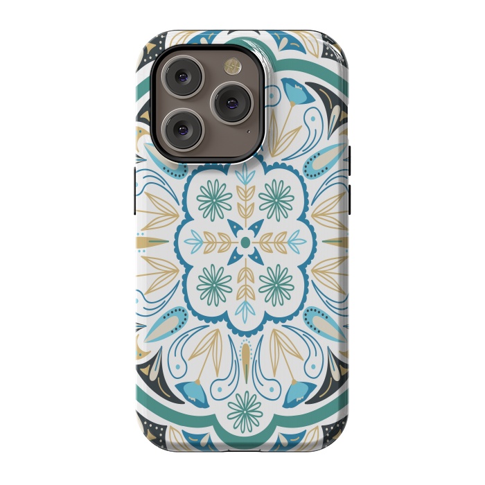 iPhone 14 Pro StrongFit Boho Medallion by TracyLucy Designs