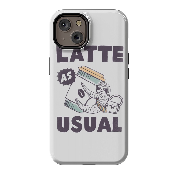 iPhone 14 StrongFit Latte as usual by Tatak Waskitho