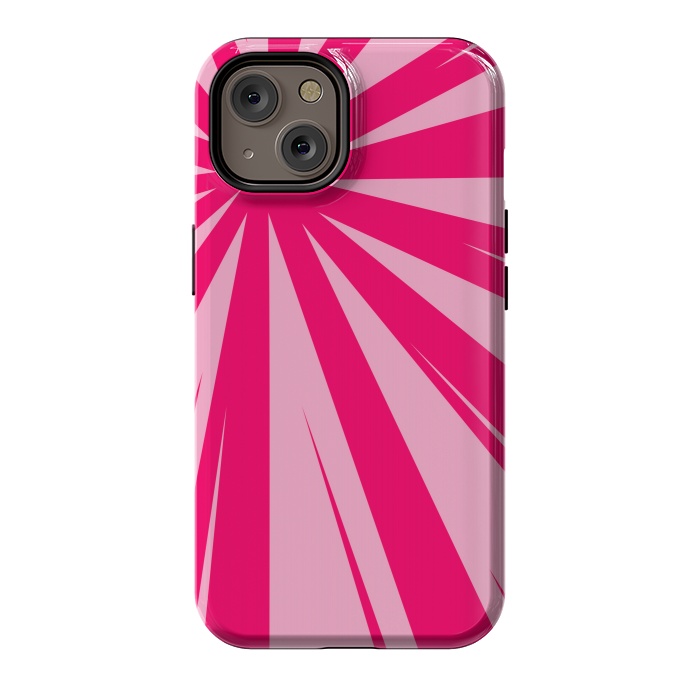 iPhone 14 StrongFit pink lines pattern 2 by MALLIKA
