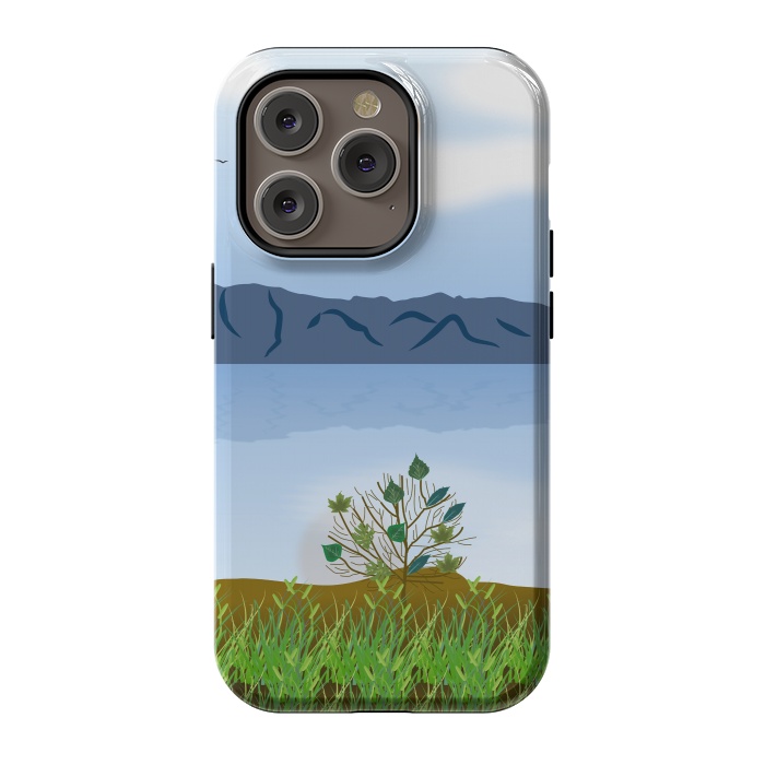 iPhone 14 Pro StrongFit Morning Glory by Creativeaxle