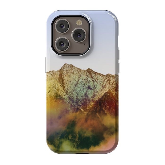 iPhone 14 Pro StrongFit Golden Mountain by Creativeaxle