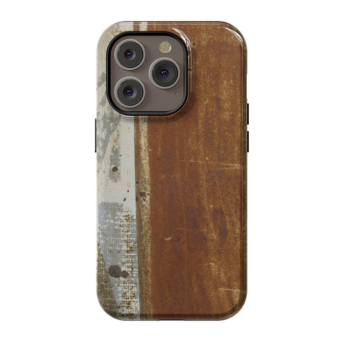 iPhone 14 Pro StrongFit Rusty Metal Surface by Andrea Haase