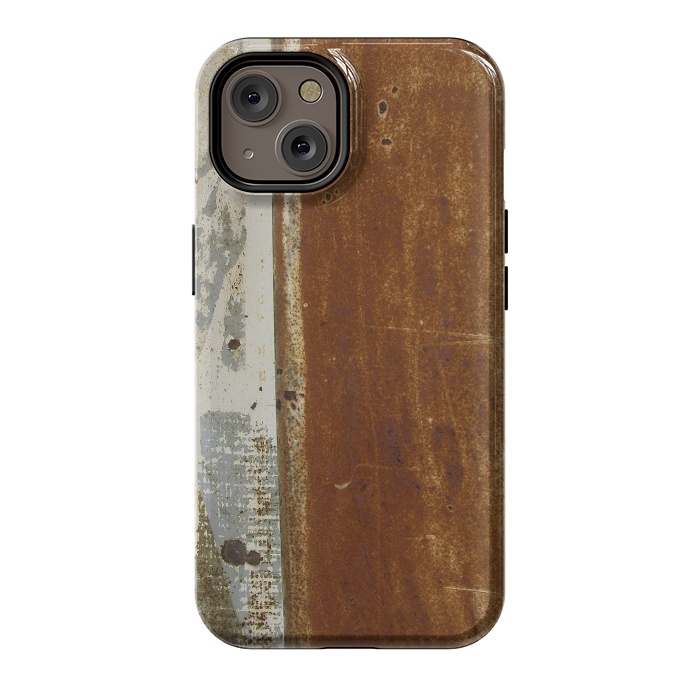 iPhone 14 StrongFit Rusty Metal Surface by Andrea Haase