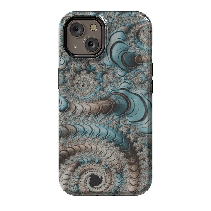 iPhone 14 StrongFit Fantastic Fractal Swirls by Andrea Haase