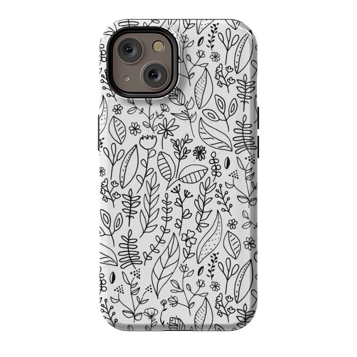 iPhone 14 StrongFit Nature Doodle  by Tigatiga