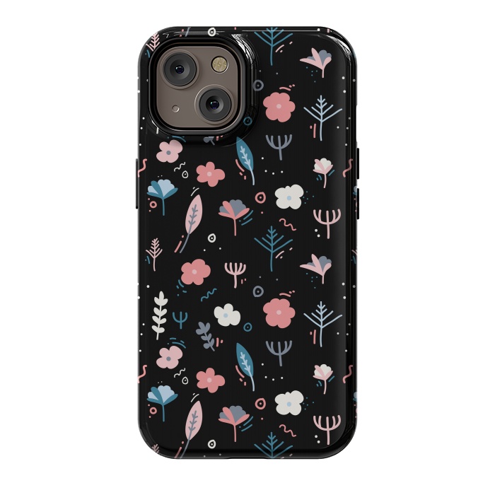 iPhone 14 StrongFit Whimsical Floral by Allgirls Studio