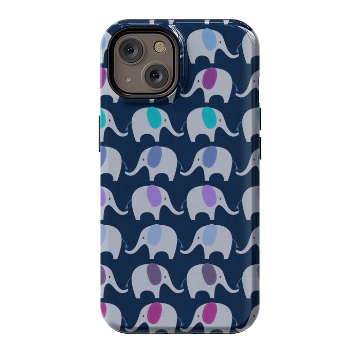 iPhone 14 StrongFit Marching Elephants by Noonday Design