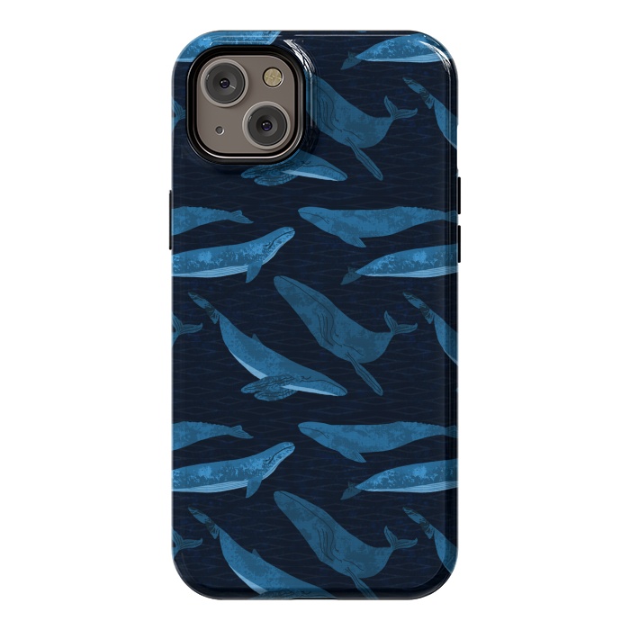 iPhone 14 Plus StrongFit Whales in the Deep by Noonday Design