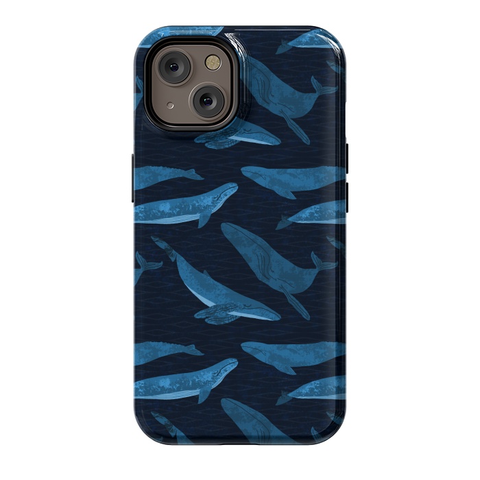iPhone 14 StrongFit Whales in the Deep by Noonday Design