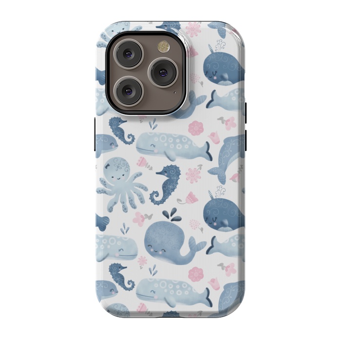 iPhone 14 Pro StrongFit Ocean Friends by Noonday Design