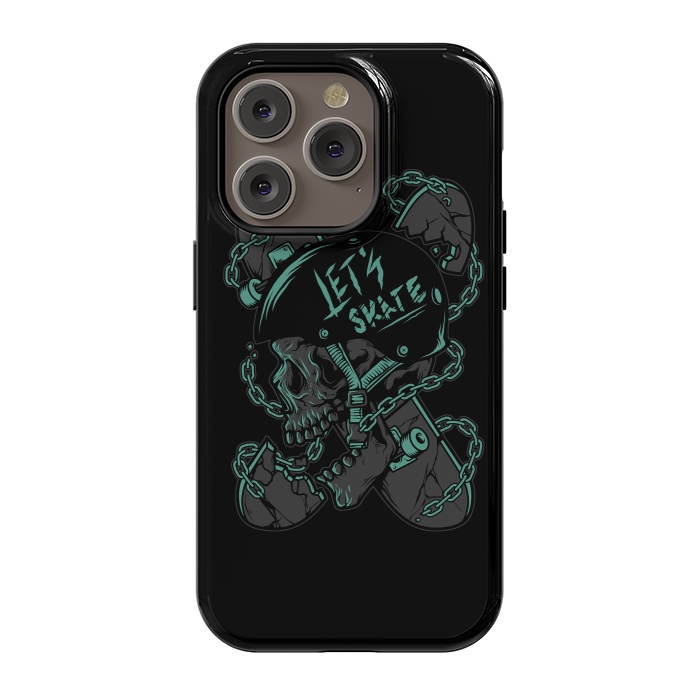 iPhone 14 Pro StrongFit Skullboarder by Afif Quilimo