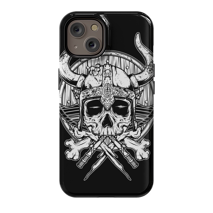 iPhone 14 StrongFit Skull Viking by Afif Quilimo