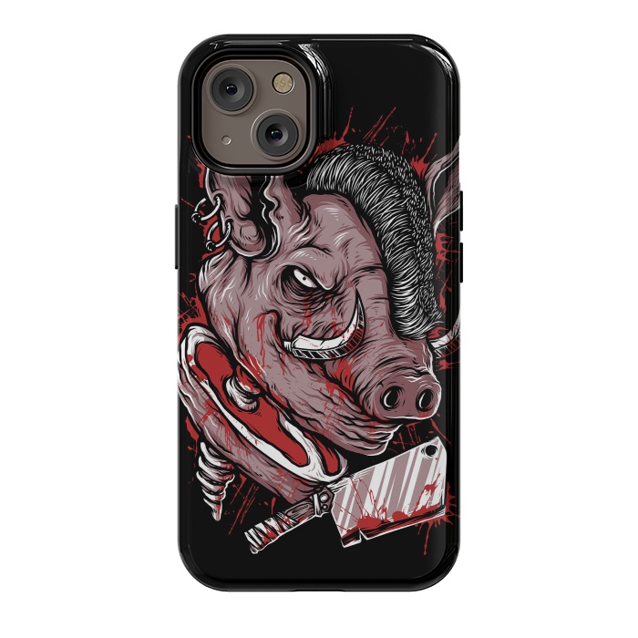 iPhone 14 StrongFit Pig Saw by Afif Quilimo