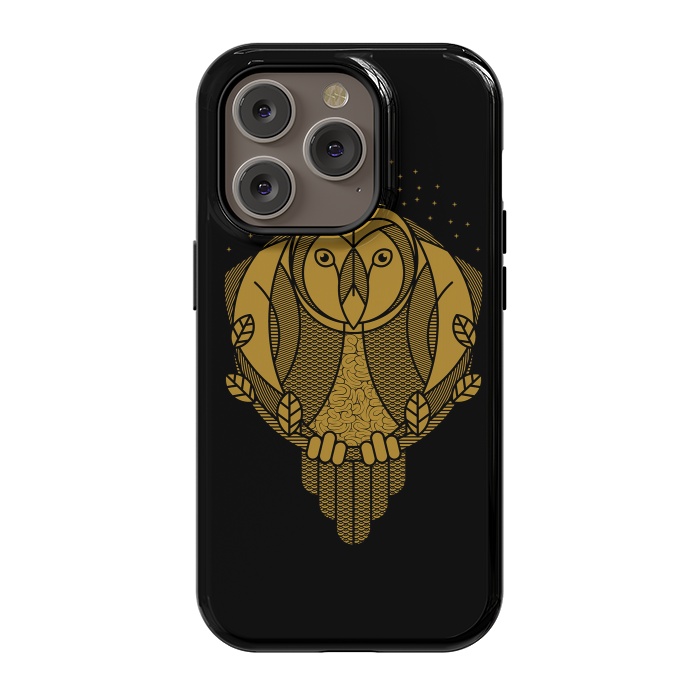 iPhone 14 Pro StrongFit Owl Night by Afif Quilimo