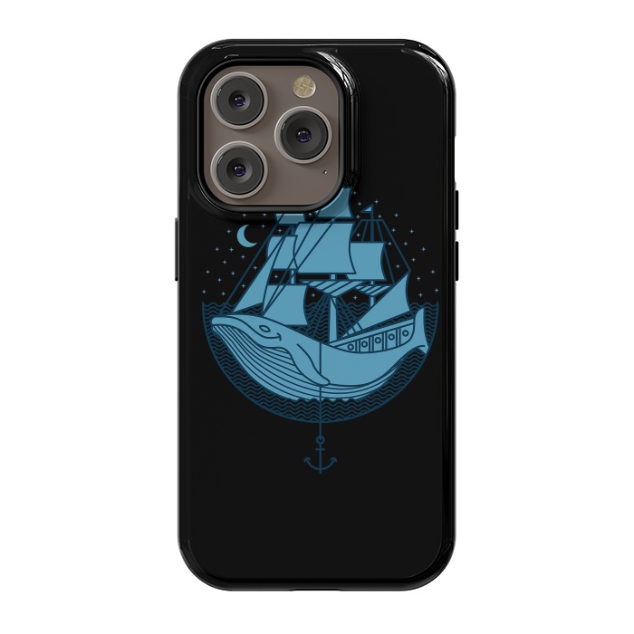iPhone 14 Pro StrongFit Whaleship by Afif Quilimo