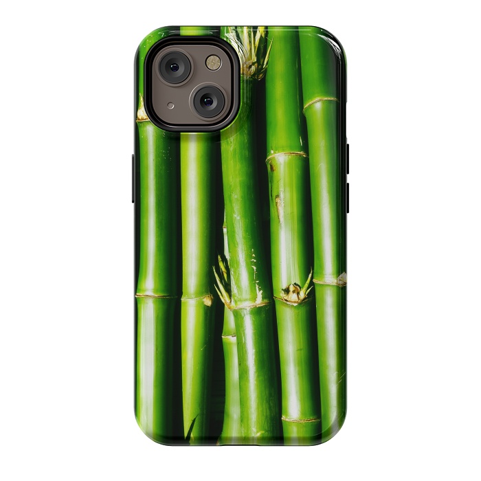 iPhone 14 StrongFit Bamboo Zen Green Nature by BluedarkArt