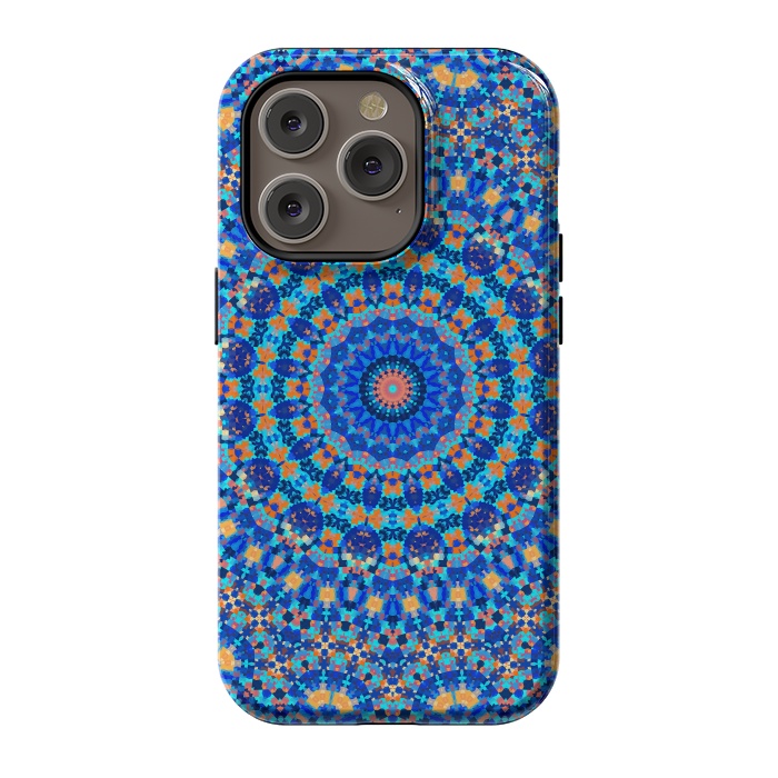 iPhone 14 Pro StrongFit Abstract Mandala III by Art Design Works