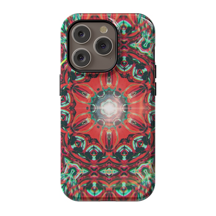 iPhone 14 Pro StrongFit Abstract Mandala I by Art Design Works