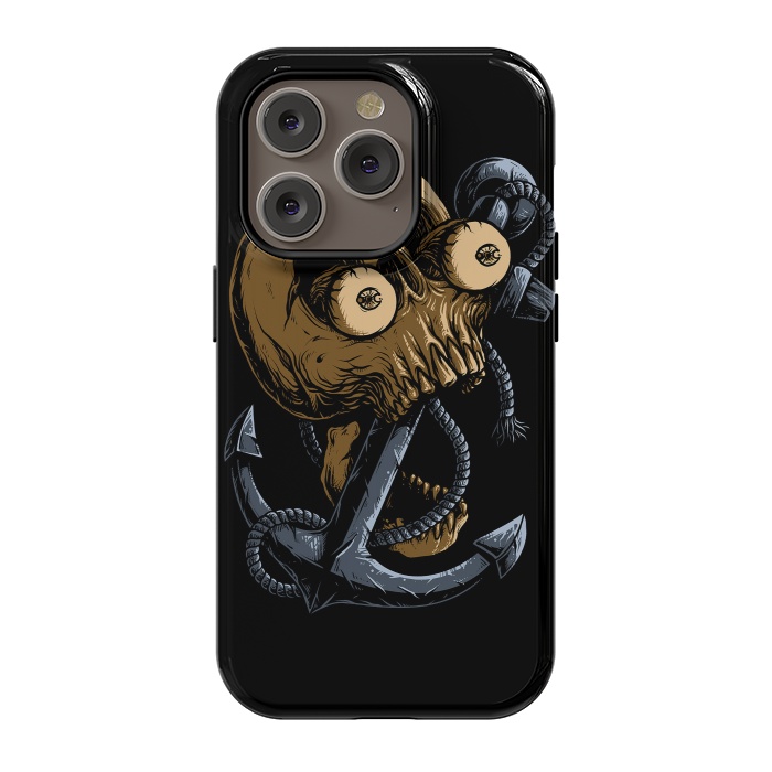 iPhone 14 Pro StrongFit Skull Anchor by Afif Quilimo