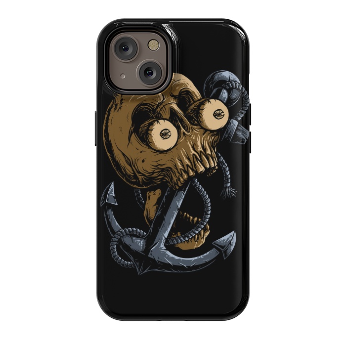 iPhone 14 StrongFit Skull Anchor by Afif Quilimo