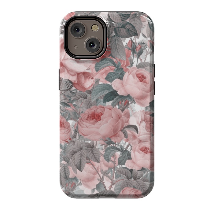 iPhone 14 StrongFit Victorian Blush Roses by  Utart