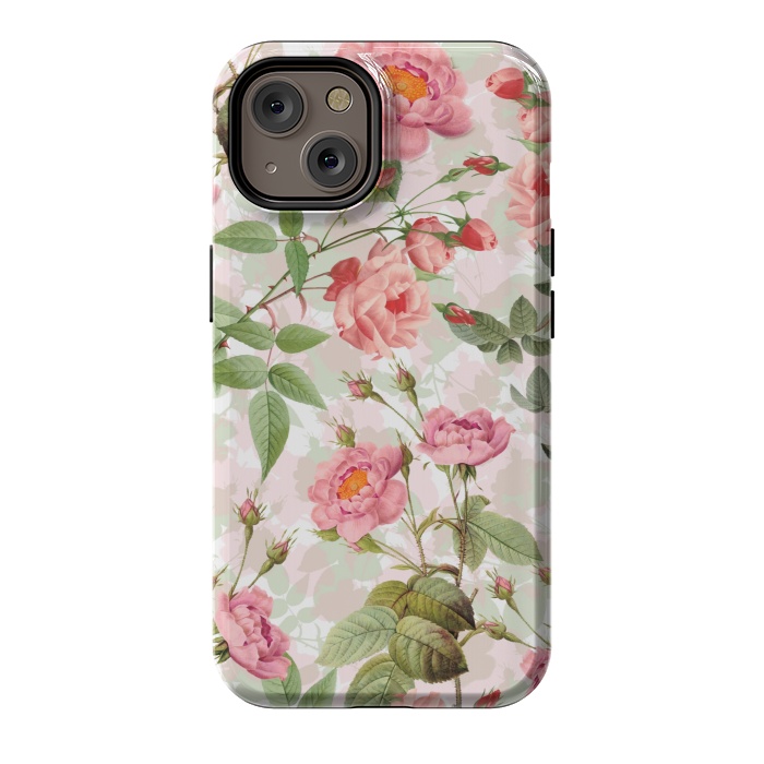 iPhone 14 StrongFit Cute Vintage Roses by  Utart