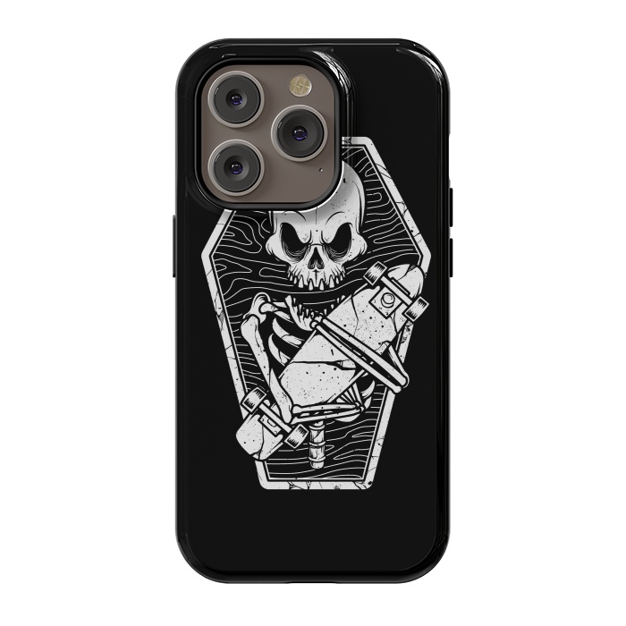 iPhone 14 Pro StrongFit Skull Until the End by Afif Quilimo