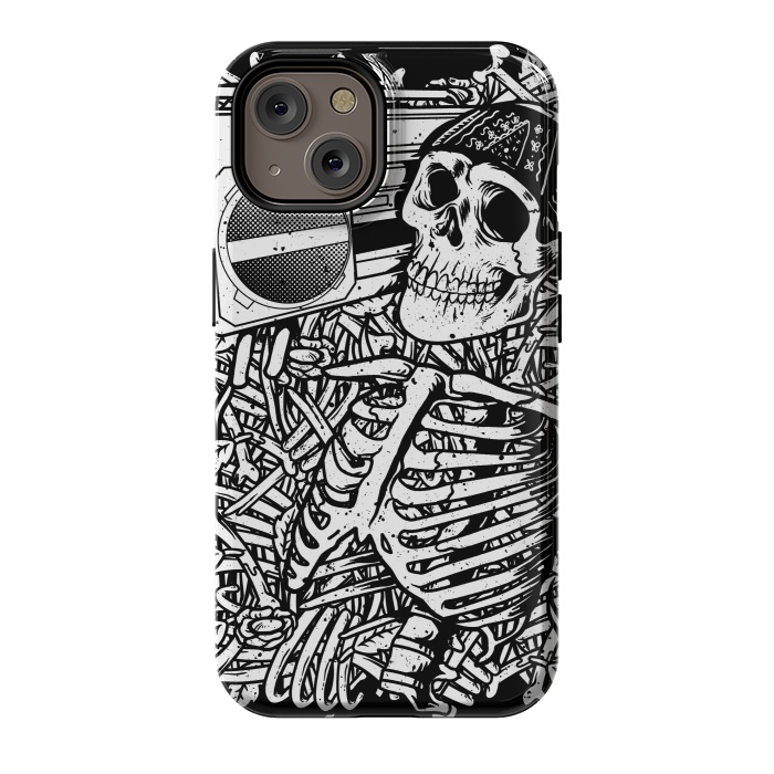 iPhone 14 StrongFit Skull Boombox by Afif Quilimo