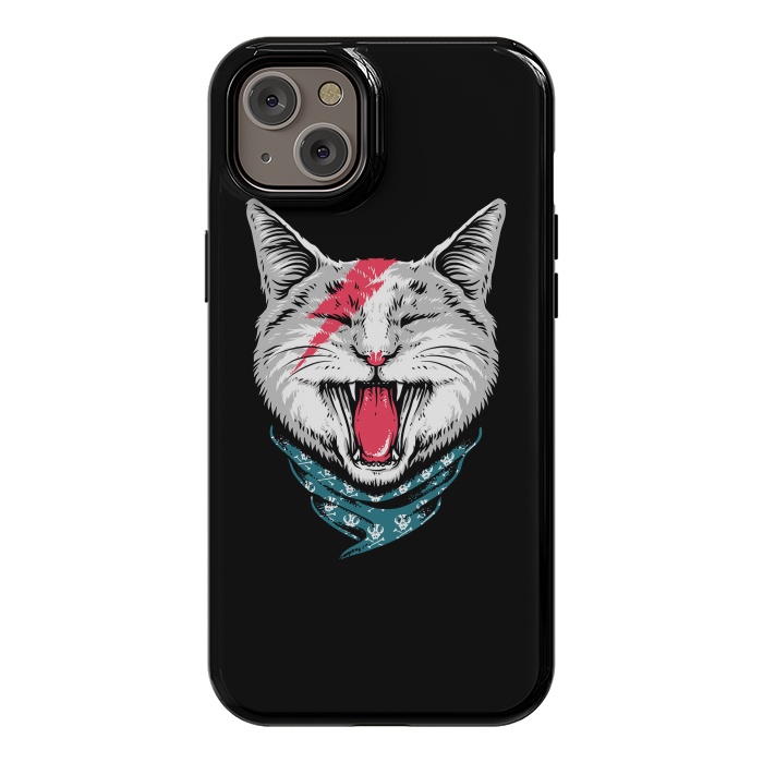 iPhone 14 Plus StrongFit Cat Rock by Afif Quilimo