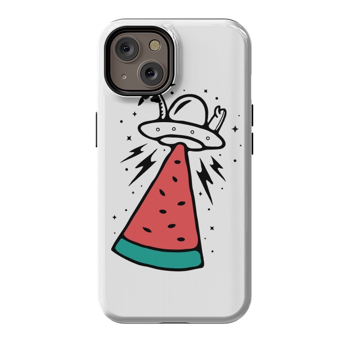 iPhone 14 StrongFit Alien Summer Invasion by Afif Quilimo