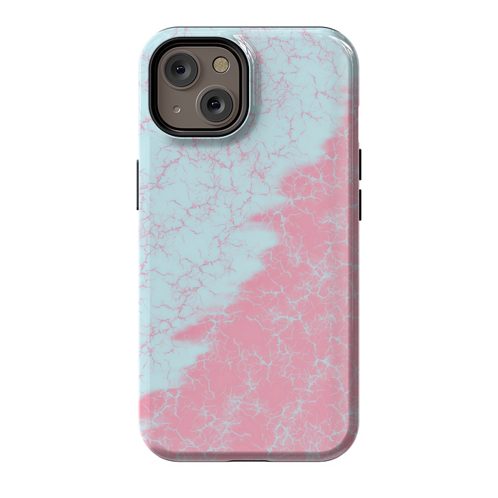 iPhone 14 StrongFit Light blue and pink by Jms