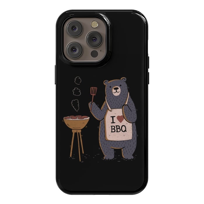 iPhone 14 Pro max StrongFit I Love BBQ- by eduely