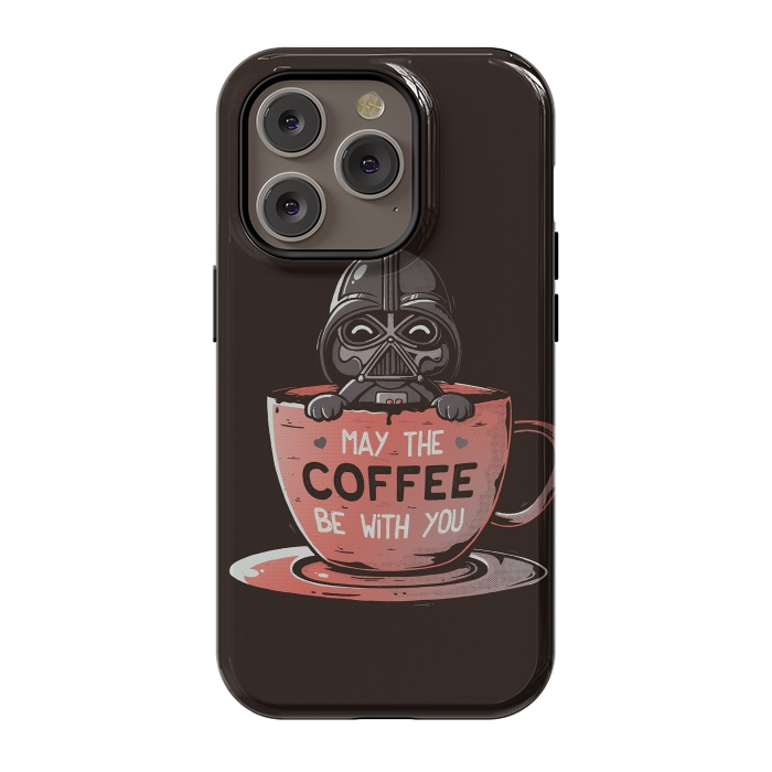 iPhone 14 Pro StrongFit May the Coffee Be With You by eduely