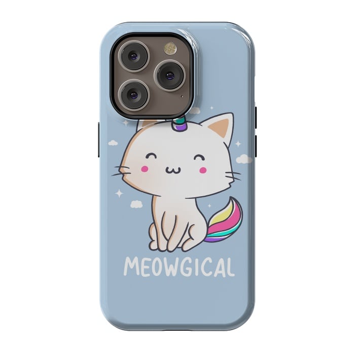 iPhone 14 Pro StrongFit Meowgical by eduely