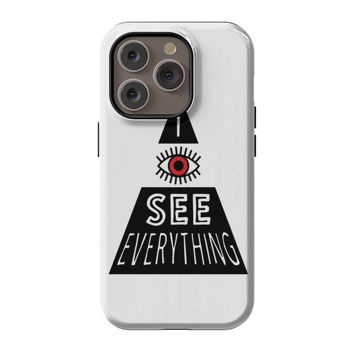 iPhone 14 Pro StrongFit I see everything by Laura Nagel