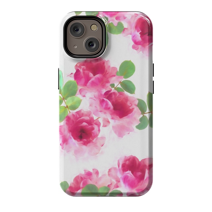 iPhone 14 StrongFit Candy Roses by Micklyn Le Feuvre
