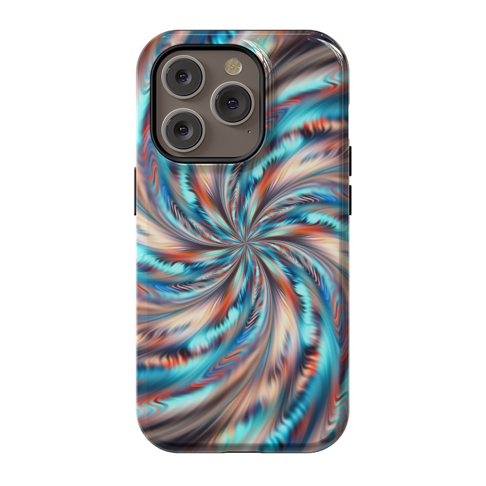 iPhone 14 Pro StrongFit Abstract Swirl by Art Design Works