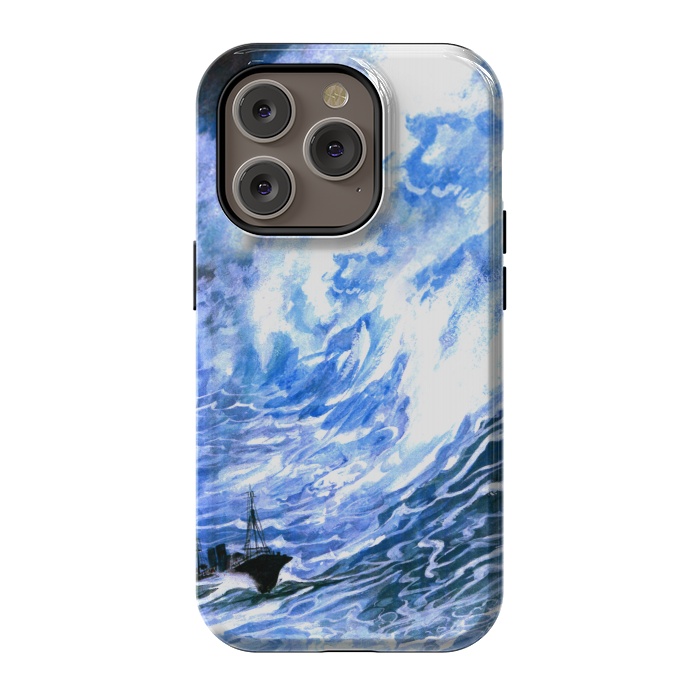 iPhone 14 Pro StrongFit Sea Strom by Max LeTamis