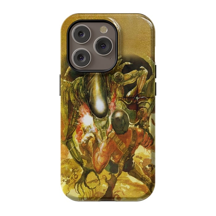 iPhone 14 Pro StrongFit Aliens and War by Max LeTamis