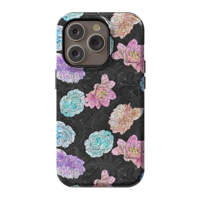 iPhone 14 Pro StrongFit Color Pop Floral by Noonday Design