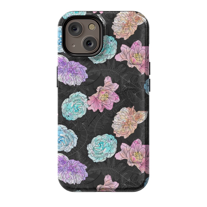 iPhone 14 StrongFit Color Pop Floral by Noonday Design