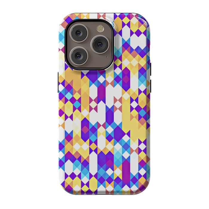 iPhone 14 Pro StrongFit Colorful Pattern I by Art Design Works