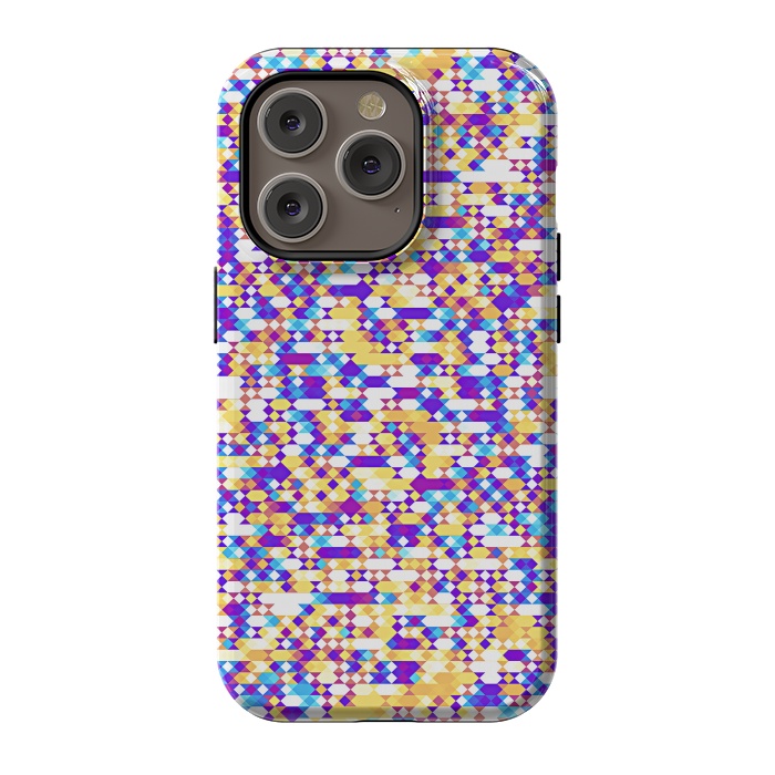 iPhone 14 Pro StrongFit  Colorful Pattern III by Art Design Works