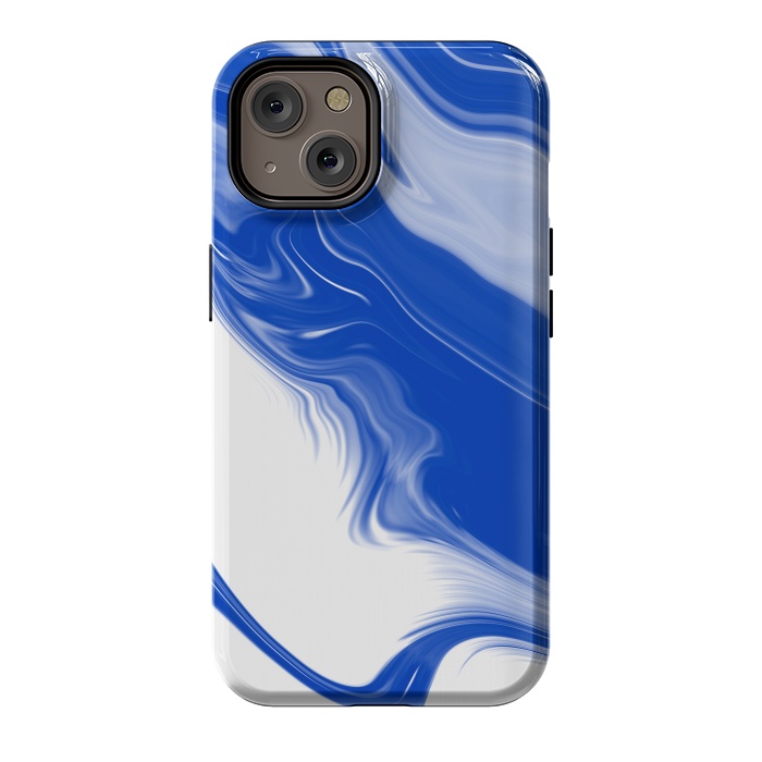 iPhone 14 StrongFit Blue Waves by Ashley Camille